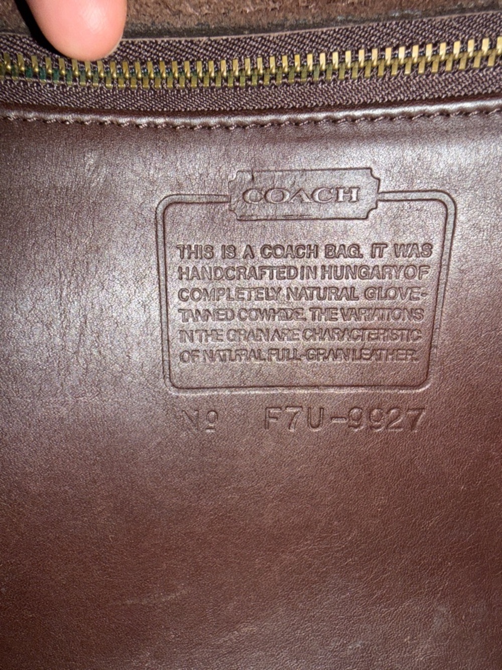 Vintage Coach 9927 Willis Bag - - Picture 11 of 11